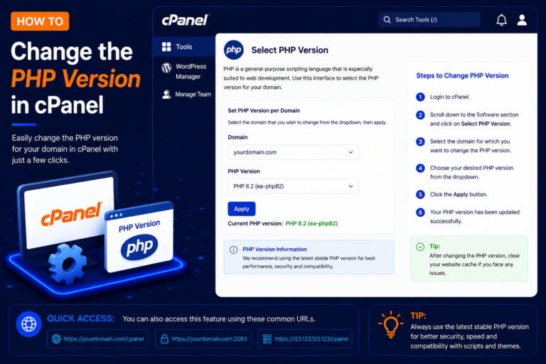 How to Change the PHP Version in cPanel