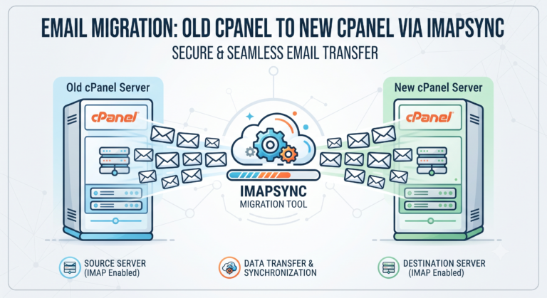 How to Migrate Emails from Old cPanel to New cPanel Using Imapsync