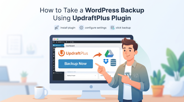 How to Take a WordPress Backup Using UpdraftPlus Plugin