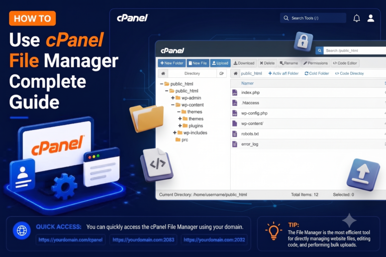 How to Use cPanel File Manager